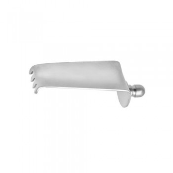 Cloward Lateral Blade Toothed Stainless Steel, Blade Depth 60 mm